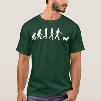 Hondenras Evolution Corgi houdt van honden Cl T-shirt