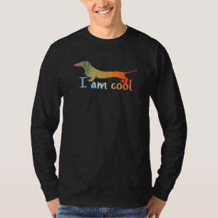Hondenras Ik ben een koele Dachshund Puppy Sause D T-shirt