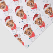 Hondenras kerstmis van Labrador Tissuepapier (Detail)
