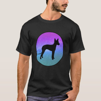 Hondenras Mexicaanse Naakthond Silhouet Ruimte St T-shirt