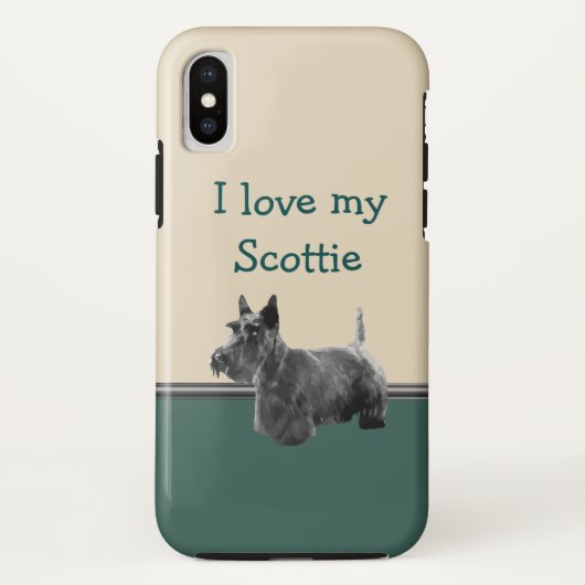 Hondenras Schotse Terrier Case-Mate iPhone Case (Achterkant)