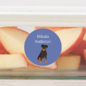 Hondenras van rottweiler, waterdicht label (Aangebracht)