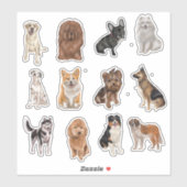 Hondenrassen Sticker (Vel)
