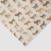 Hondenrassen Tissuepapier (Detail)