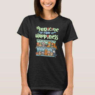 hondenrassen voor de pillen van gelukkige dieren t-shirt