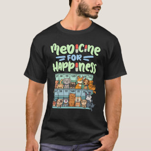 hondenrassen voor de pillen van gelukkige dieren t-shirt