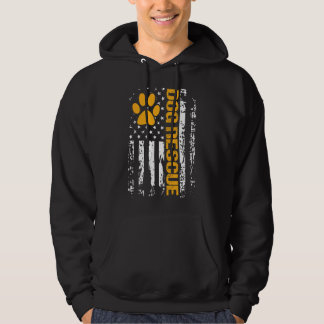 Hondenredding Amerikaanse Vlag Hondenopvang Honden Hoodie
