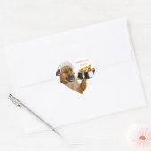 hondenrestaurant hart sticker (Envelop)