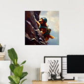 Hondenrots klimmen poster (Thuiskantoor)