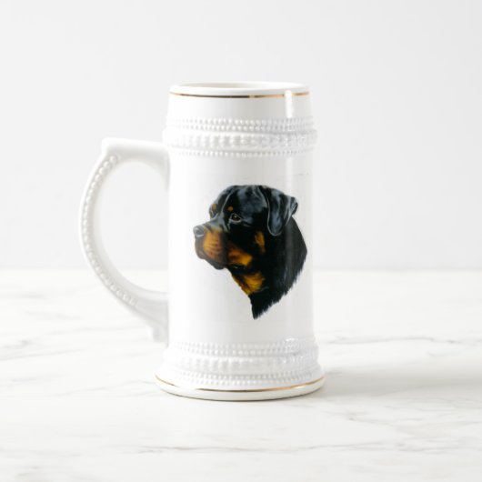 hondenrottweiler bierpul (Links)