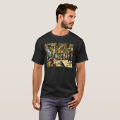 Hondenschool van Louis Wain T-shirt (Voorkant volledig)