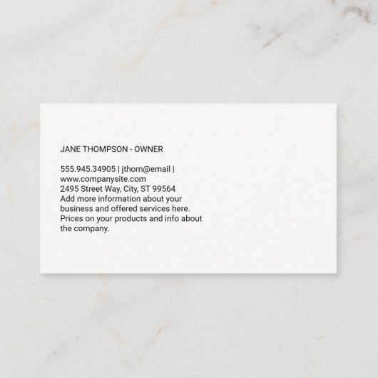 Hondensitter | Dierenservices | Groep honden Visitekaartje (Achterkant)