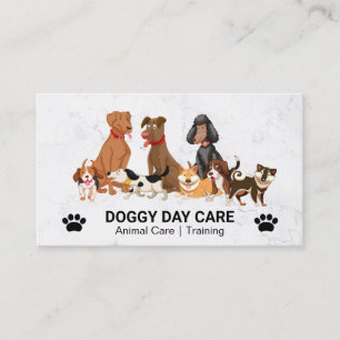 Hondensitter Dierenservices Groep honden Visitekaartje