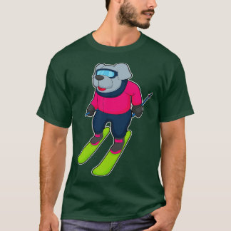 Hondenskiër Ski Wintersport T-shirt
