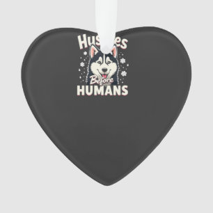 Hondensleeën Mushing Avontuur Husky Team Winter Ornament