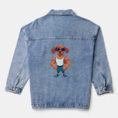 Hondensportschool Denim Jacket (Achterkant)