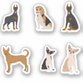 hondensticker sticker (Voorkant)