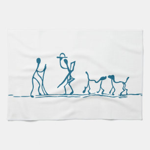 Hondenstok Figuur Keuken Handdoek
