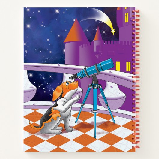 hondentelescoop notitieboek (Achterkant)