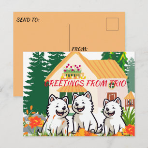 Hondentrainer Happy Puppies Garden Party Briefkaar Briefkaart