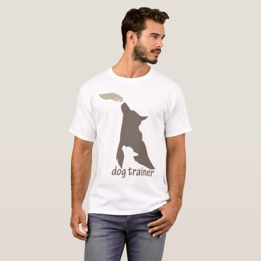 hondentrainer t-shirt (Voorkant volledig)