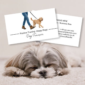 Hondentrainer Visitekaartje | Professionele Honden