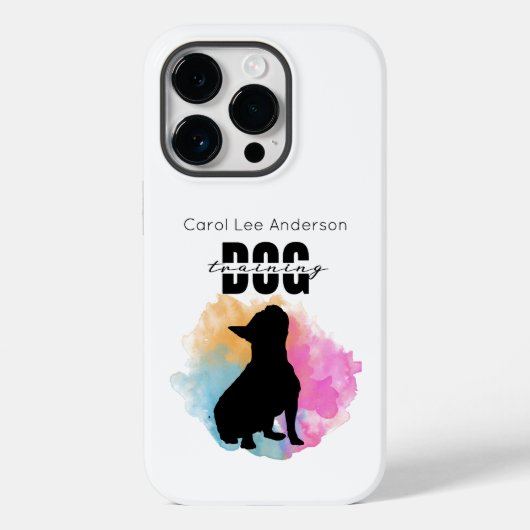 Hondentraining Case-Mate iPhone Case (Achterkant)