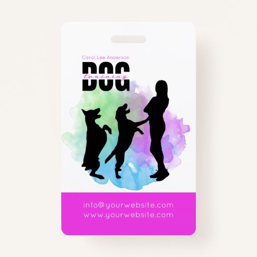 Hondentraining / Hondentrainer Badge (Voorkant)