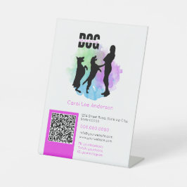 Hondentraining / Hondentrainer Reclamebord Met Voetstuk