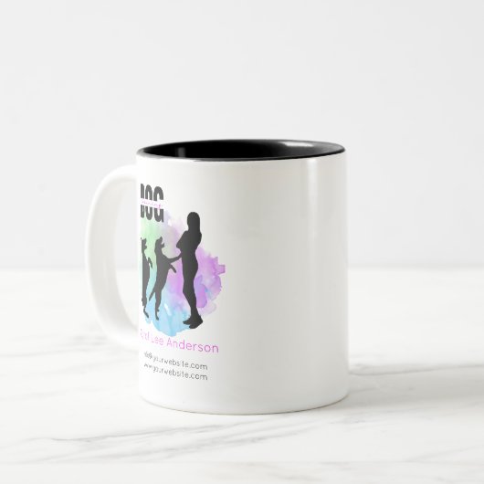 Hondentraining / Hondentrainer Tweekleurige Koffiemok (Voorkant links)