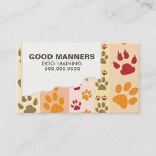 Hondentraining Pet Sitting Walker Zakelijke Kaart Visitekaartje