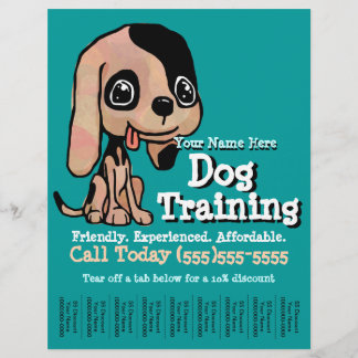 Hondentraining.Puppy.Promotionele Flyer