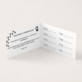 Hondentrimsalon Afspraak Visitekaartje (Binnen)