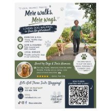 Hondenuitlaatservice Flyers QR-code
