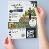 Hondenuitlaatservice Flyers QR-code (Hand)