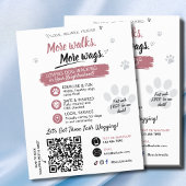 Hondenuitlaatservice Flyers QR-code