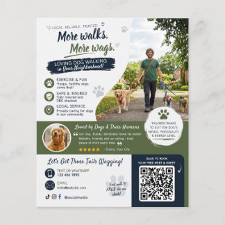 Hondenuitlaatservice Flyers QR-code