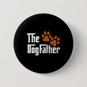 Hondenvader Funny Dad Papa Papa Poppen Vaderdag G Ronde Button 5,7 Cm