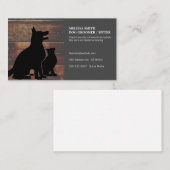 Hondenverzorger | Trainer | Katten | Hout Visitekaartje (Voorkant / Achterkant)