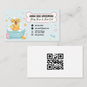Hondenverzorging Boutique Huisdier Cute Puppy scri Visitekaartje
