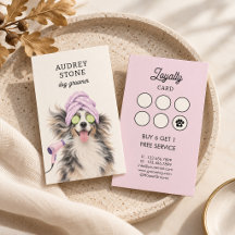 Hondenverzorging Loyalty Card Zakelijke Kaart