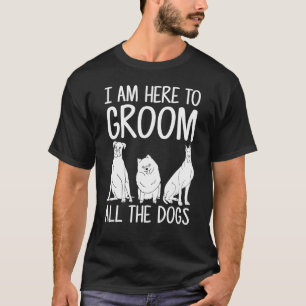 Hondenverzorging voor hondenverzorger Hond Kapper T-shirt