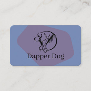 Hondenverzorgingslogo Dierenstylist Visitekaartje