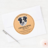 Hondenvoer Sticker business Label (Envelop)