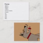 hondenwandelaar visitekaartje (Voorkant / Achterkant)