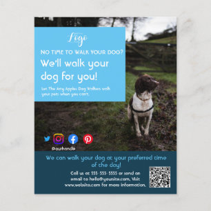 hondenwandelstokgezelschapsgezelschapsdieren flyer