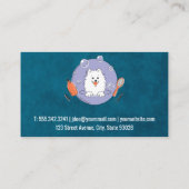 hondenwas | Animal Groomer Tools Visitekaartje (Achterkant)