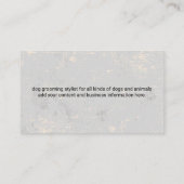 Hondenwas | Schaar Visitekaartje (Achterkant)