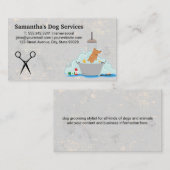 Hondenwas | Schaar Visitekaartje (Voorkant / Achterkant)