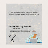 Hondenwas | Schaar Visitekaartjes (Buitenkant ongevouwen)